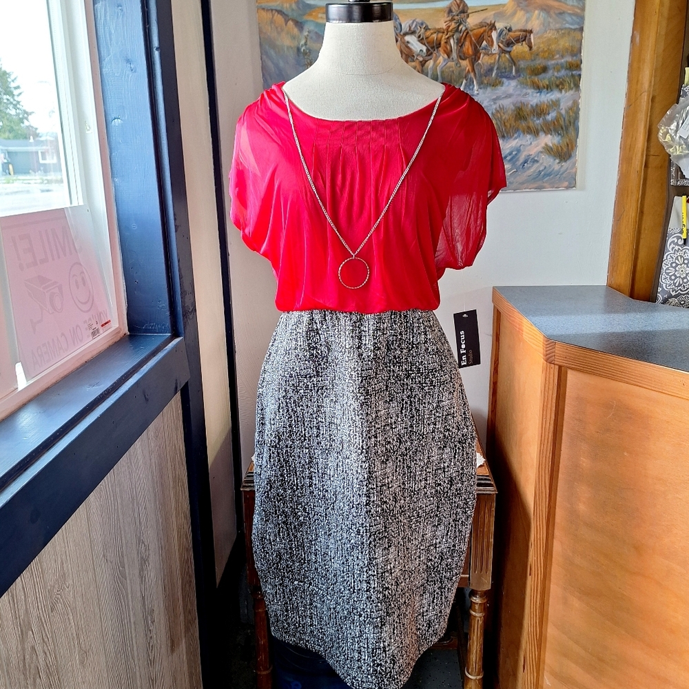 EnFocus Studio Pencil Skirt Dress, Size 8, RN#165987,NWT